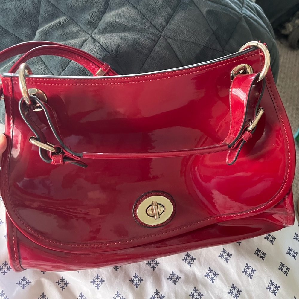 Glossy Red Purse